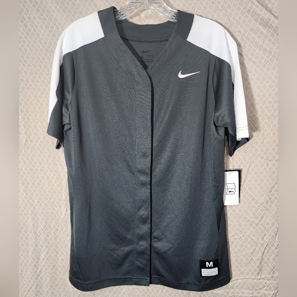 Nike NWT Gray Baseball Style Jersey Women's Medium